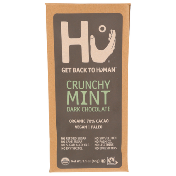 Hu Organic Crunchy Mint Dark Chocolate Bar