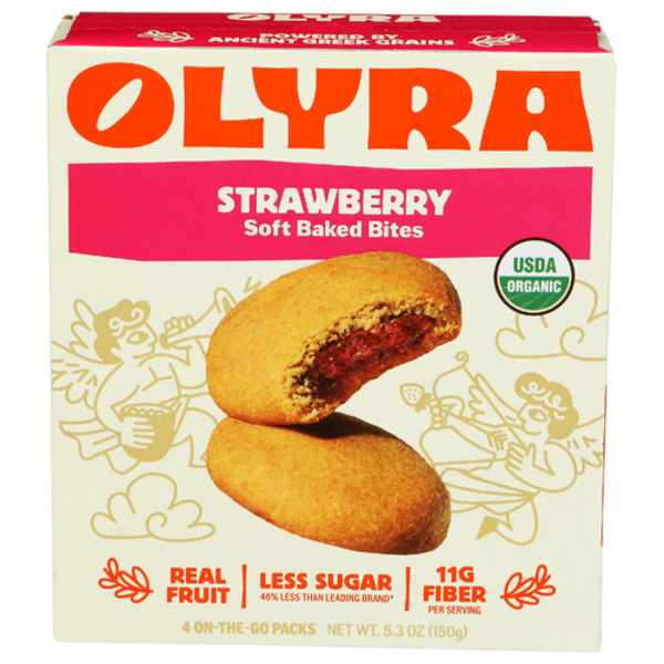 Olyra Foods Inc Organic Strawberry Filled Breakfast Biscuits 4 Pack