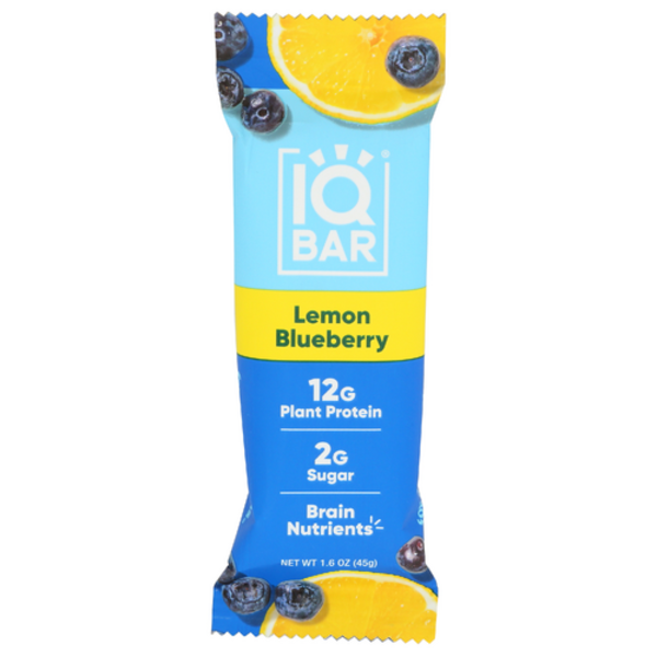 Iq Bar Lemon Blueberry Bar