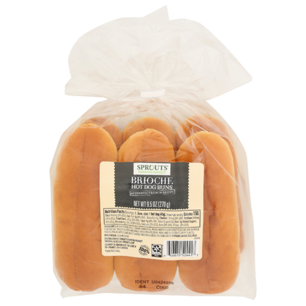 Sprouts Brioche Hot Dog Buns