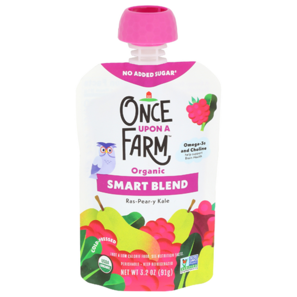 Once Upon A Farm Organic Ras-Pear-Y Kale Smart Blend