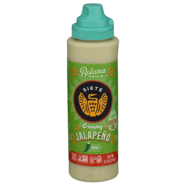 Siete Creamy Jalapeno Botana Sauce Made With Avocado Oil