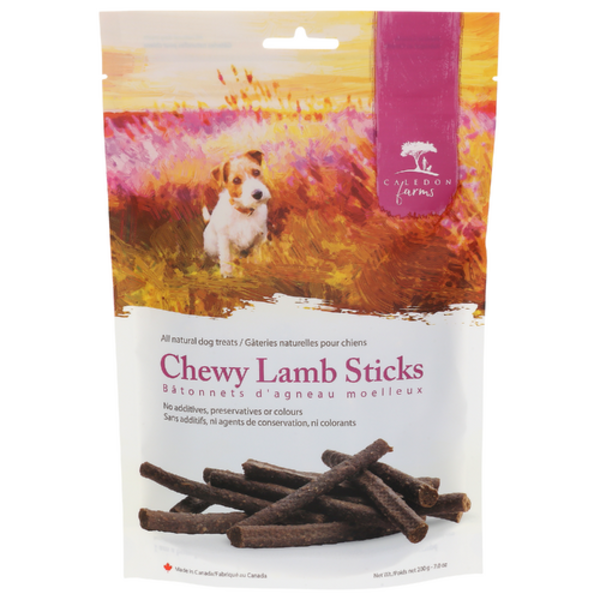 Caledon Farms Chewy Lamb Sticks Natural Dog Treats