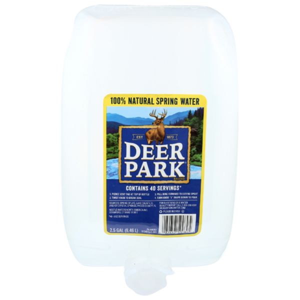 Deer Park Natural Spring Water - 2.5 Gallons