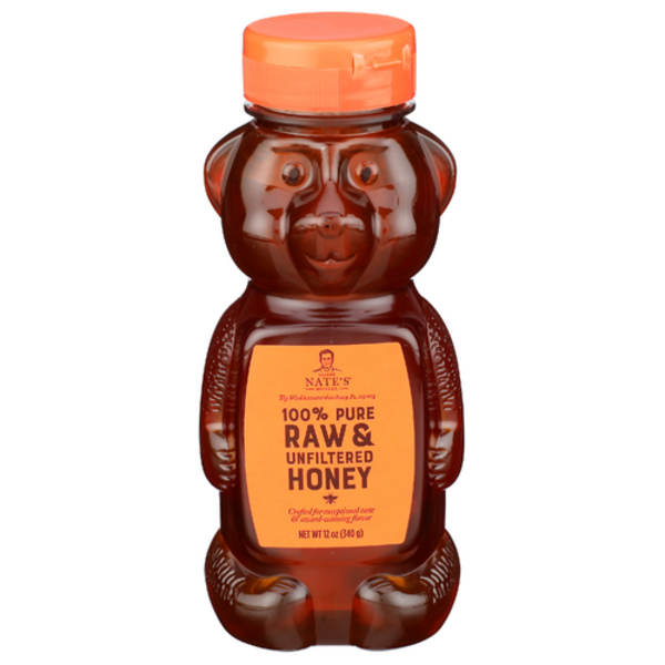 Nature Nate's 100% Pure Raw & Unfiltered Honey