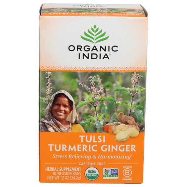 Organic India Tulsi Turmeric Ginger Tea