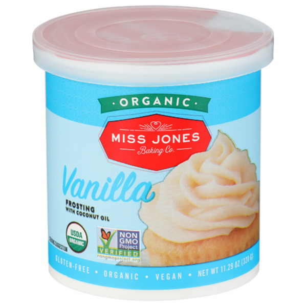 Miss Jones Baking Co Organic Vanilla Frosting