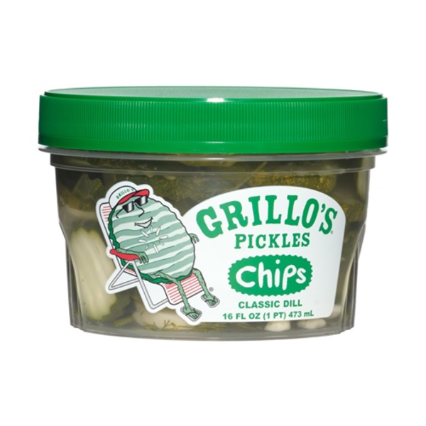 Grillo's Pickles Classic Dill Pickle Chips