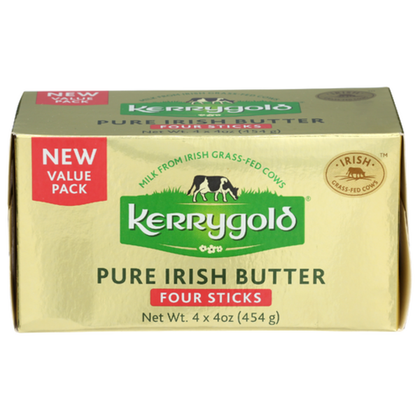 Kerrygold Salted Pure Irish Butter Sticks 4 Sticks