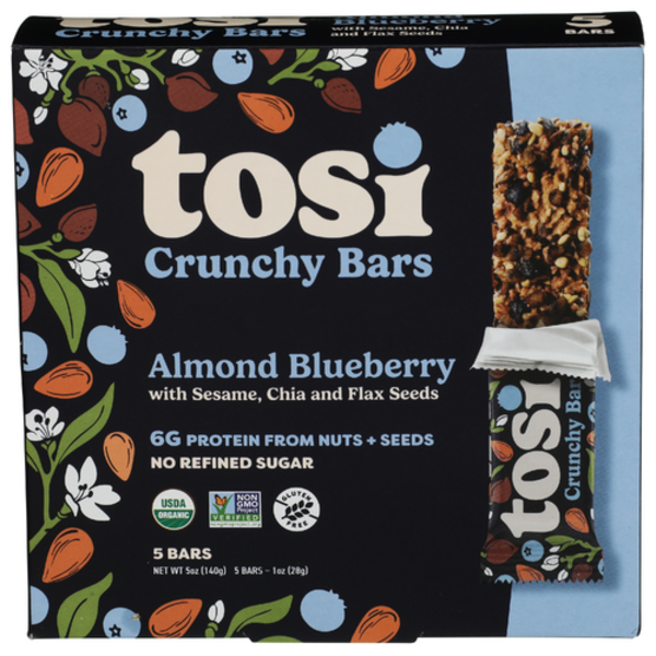 Tosi Organic Almond Blueberry Super Bites 5 Pack