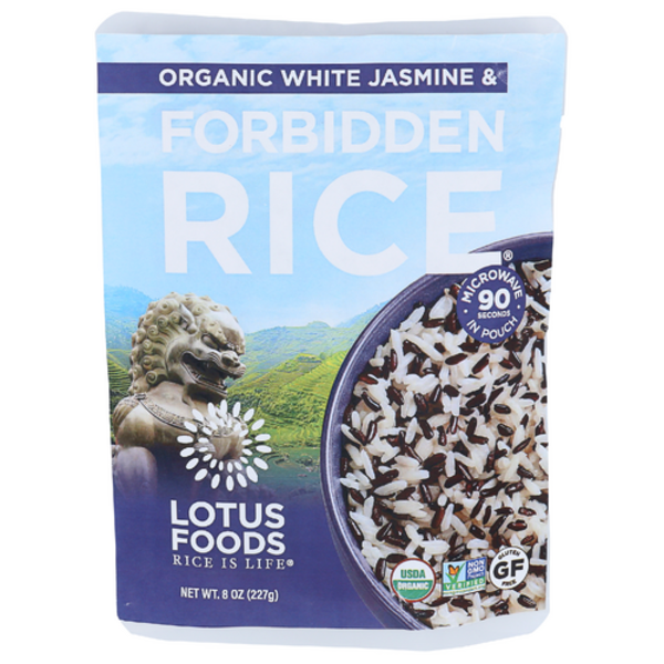 Lotus Foods Organic White Jasmine & Forbidden Rice