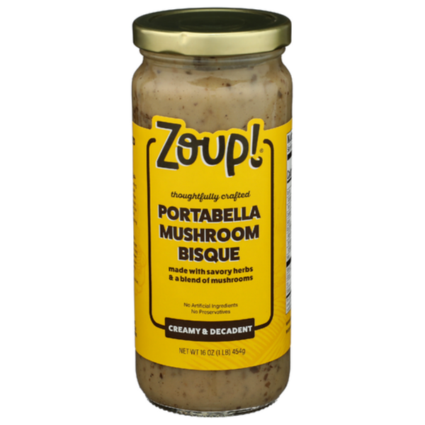 Zoup Fresh Soup Company Portabella Mushroom Bisque Made With Savory Veggie Broth
