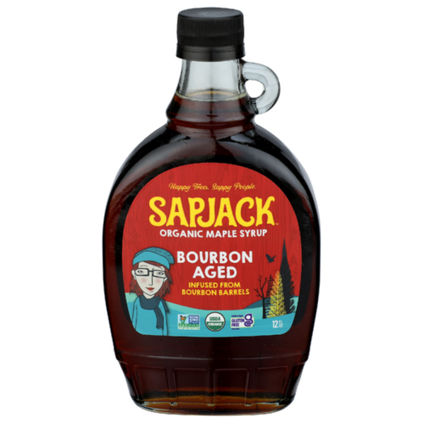 Sapjack Bourbon Aged Organic Maple Syrup
