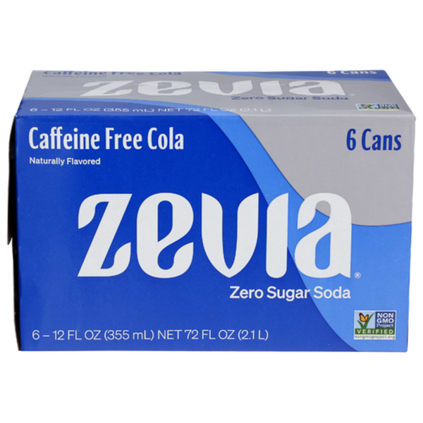 Zevia Caffeine Free Cola 6 Pack