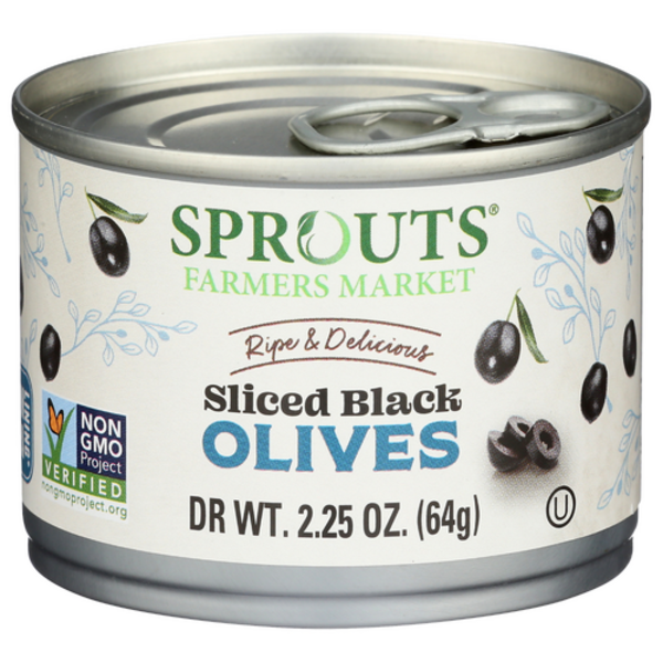 Sprouts Sliced Ripe Black Olives
