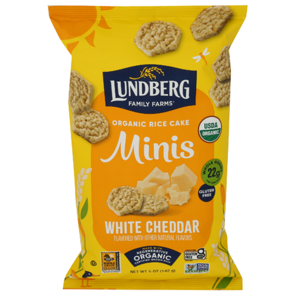 Lundberg Organic White Cheddar Mini Rice Cakes