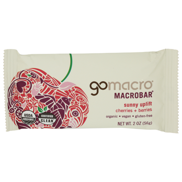 Gomacro Organic Cherries + Berries Bar