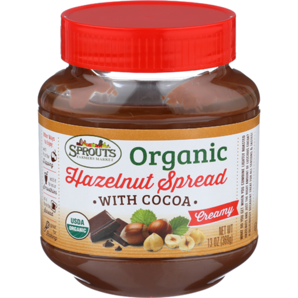 Sprouts Organic Creamy Hazelnut with Cocoa Spread