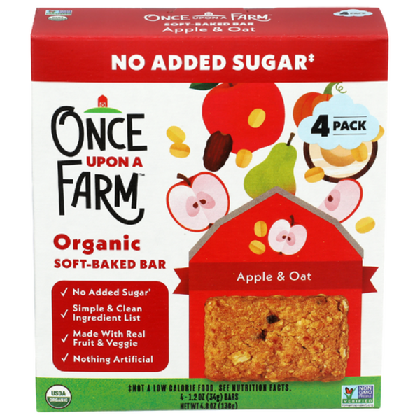 Once Upon A Farm Organic Apple & Oat Soft Baked Bars