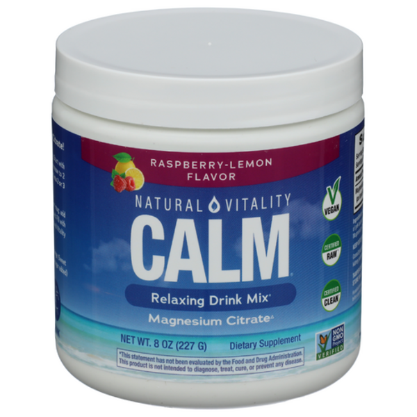 Natural Vitality Raspberry Lemonade Calm Powder