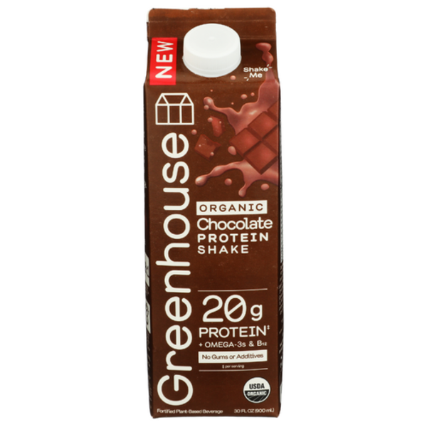 Greenhouse Juice Co Organic Chocolate Protein Shake