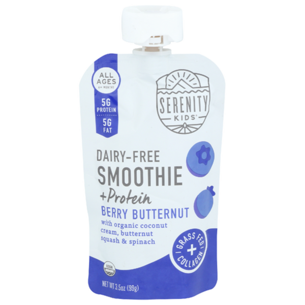 Serenity Kids Dairy Free Smoothies, Berry Butternut