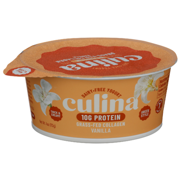 Culina Vanilla Dairy-Free Collagen Greek Yogurt