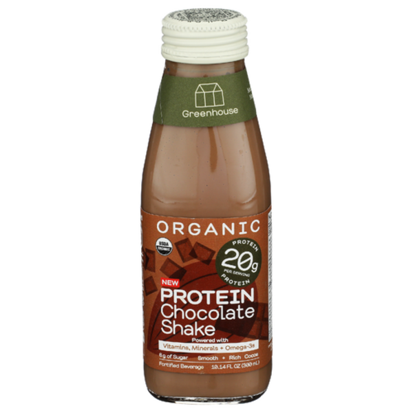 Greenhouse Juice Co Organic Chocolate Protein Shake