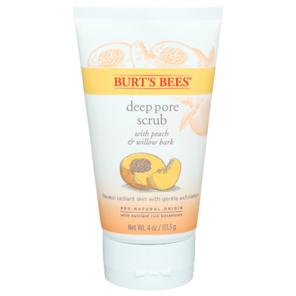 Burt's Bees Peach Willowbark Deep Pore Scrub