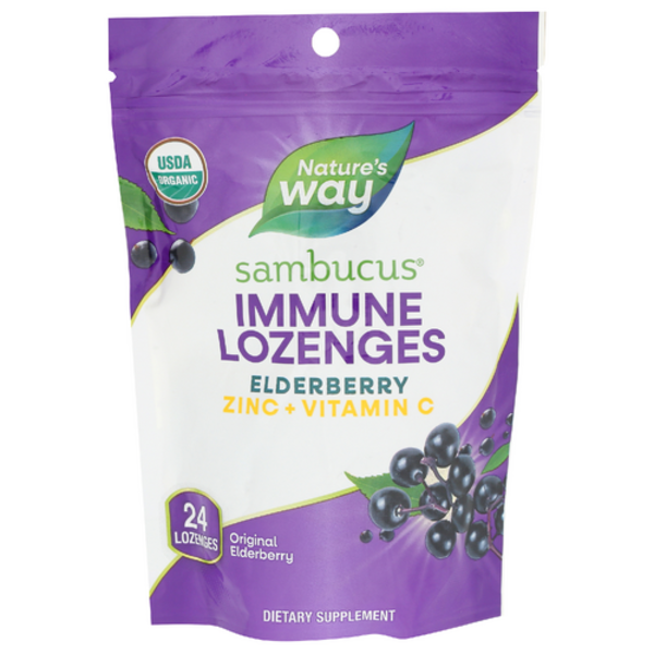 Nature's Way Organic Sambucus Zinc Lozenges
