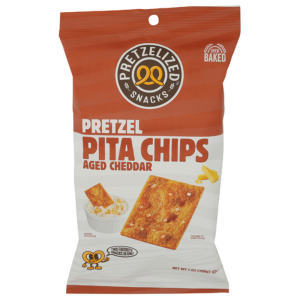 Pretzelized Aged Cheddar Pretzel Pita Chips