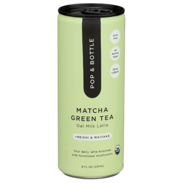 Pop & Bottle Matcha Green Tea Oatmilk Latte