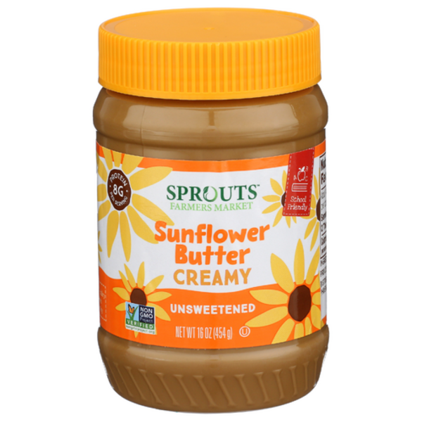 Sprouts Unsweetened Creamy Sunflower Butter