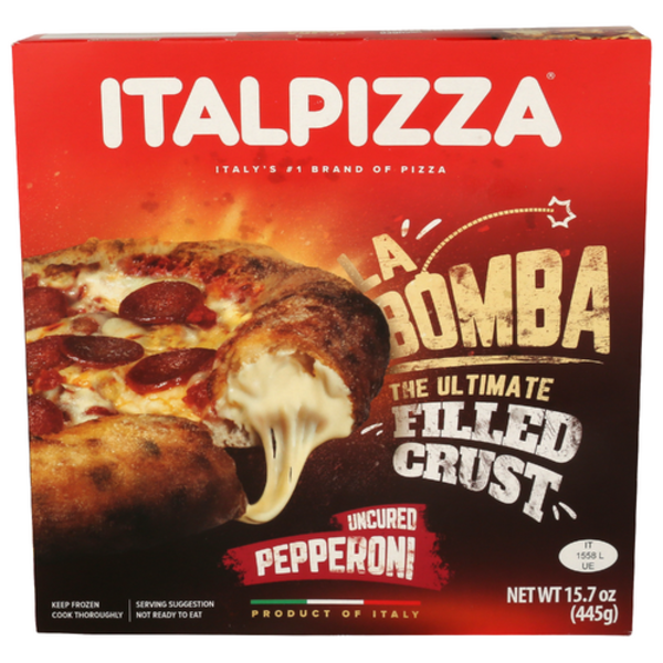 Italpizza Uncured Pepperoni La Bomba Filled Crust Pizza