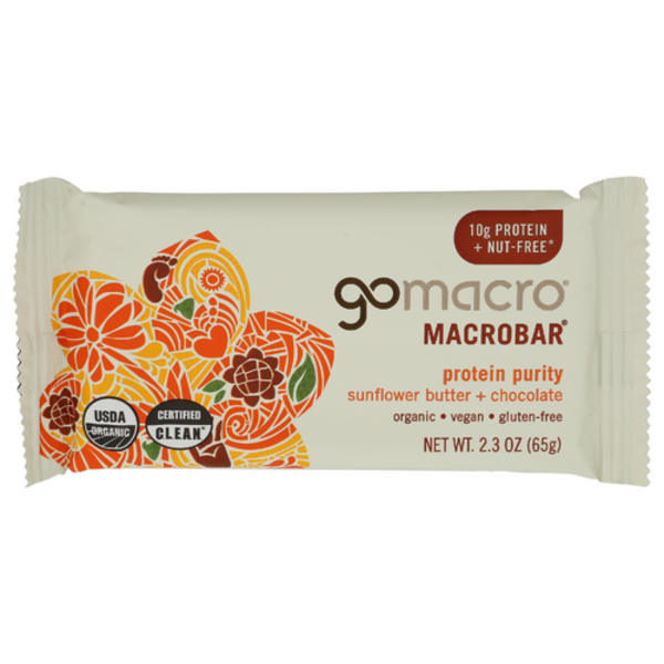 Gomacro Organic Sunflower Butter & Chocolate Bar