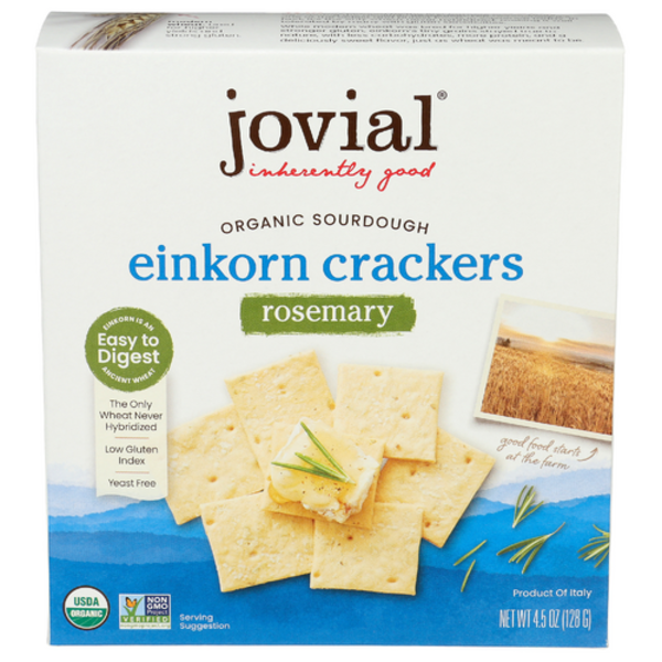 Jovial Organic Rosemary Sourdough Einkorn Crackers
