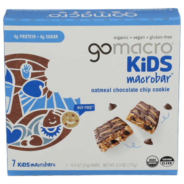 Gomacro Organic Kids Oatmeal Chocolate Chip Cookie 7 Pack