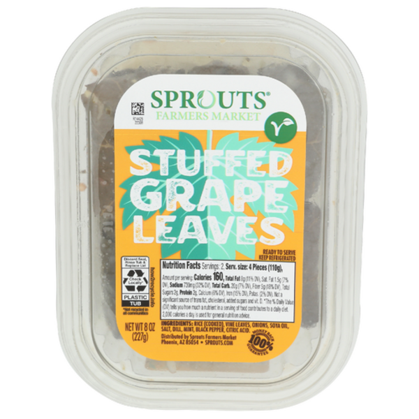 Sprouts Stuffed Grape Leaves