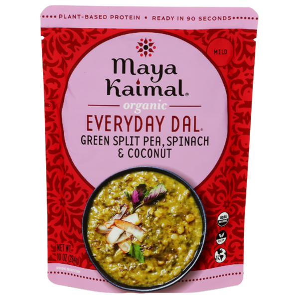 Maya Kaimal Organic Everyday Dal Green Peas Spinach Coconut