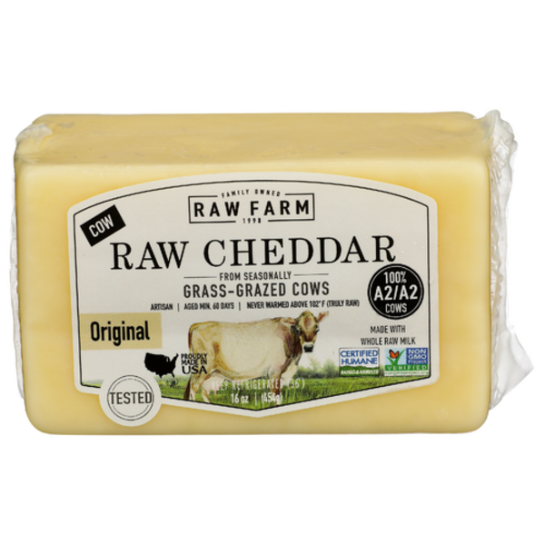 Raw Farm Raw Cheddar