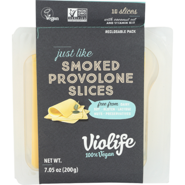 Violife 100% Vegan Just Like Smoked Provolone Slices