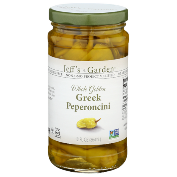 Jeff's Garden Whole Golden Greek Peperoncini