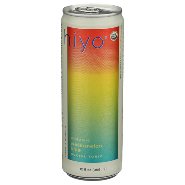 Hiyo Organic Watermelon Lime Functional Seltzer Single