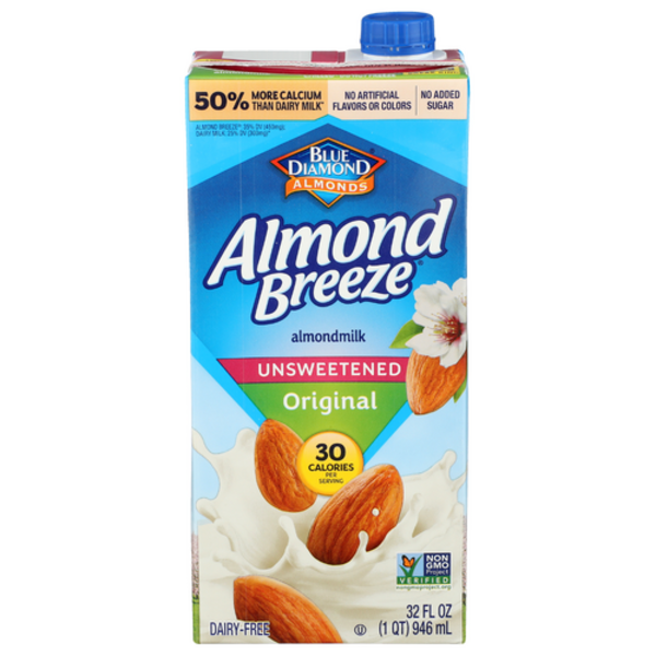 Blue Diamond Unsweet Orig Almond Breeze