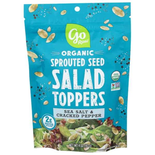 Go Raw Organic Sea Salt & Cracked Pepper Sprouted Seed Salad Toppers