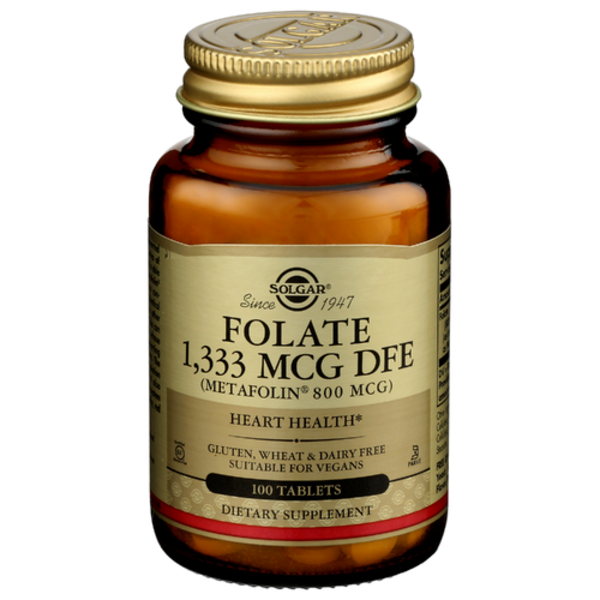 Solgar Folate 800Mcg (As Metafolin)