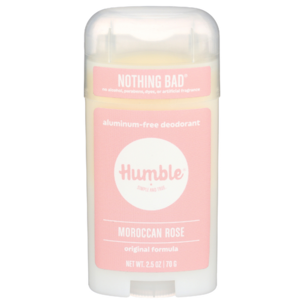 Humble Brands Moroccan Rose All Natural Deodorant Stick