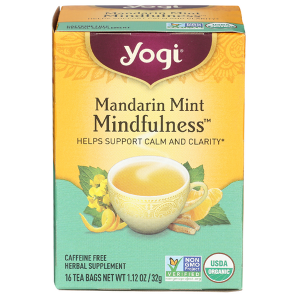 Yogi Tea Organic Mandarin Mint Mindfulness Tea