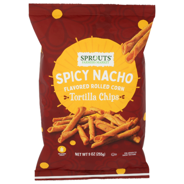 Sprouts Spicy Nacho Rolled Tortilla Chips