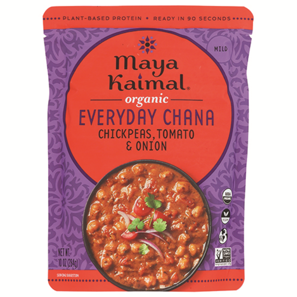Maya Kaimal Organic Everyday Chana Black Chickpeas + Tomato + Onion